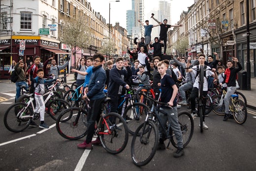 RYAN TAYLOR TAKES OVER BIKE STORMS IN CENTRAL LONDON